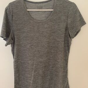 Gray Women's Workout Top